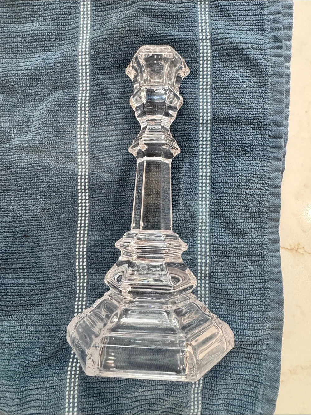Tiffany’s rare vintage Plymouth crystal candlesticks set of 2